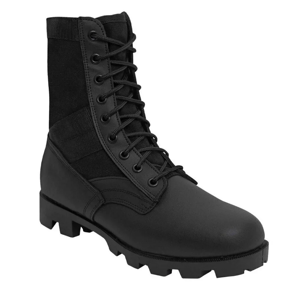 Rothco G.I. Type Black Steel Toe Jungle Boot, 6
